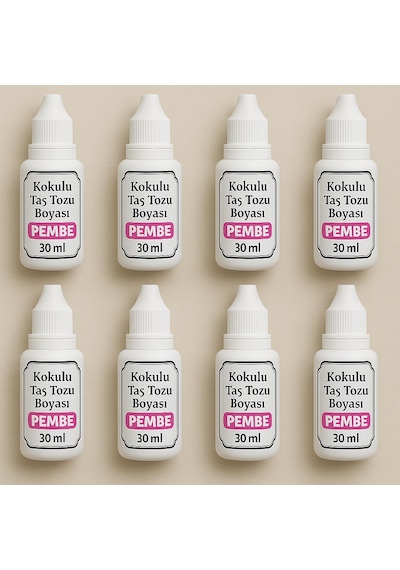 Pembe Renk - Kokulu Taş Tozu Boyası - 30 Ml