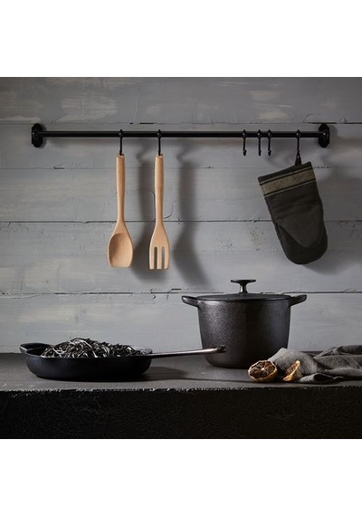 Ikea Rört Kaşık, Kayın Görünümlü, Köşeli, 31 Cm Çok Renkli