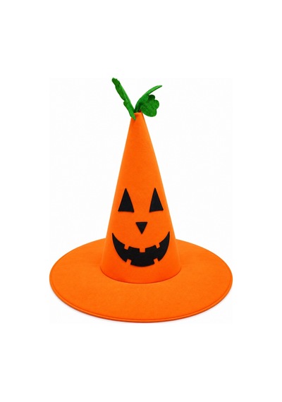 Çocuk Halloween Bal Kabağı Cadı Şapkası 10-11 Yaş 1