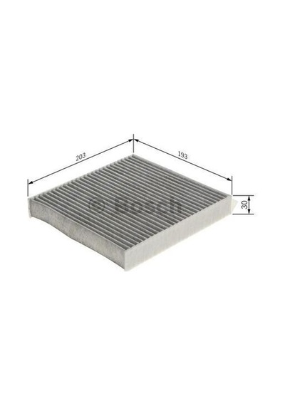 Bosch 1987435584 Aktif Karbonlu Kabin Filtresi 7 Serıe B7 64119159713
