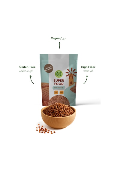 Glutensiz Fabrika Glütensiz Kavrulmuş Karabuğday Sade 1 Kg Pilavlık