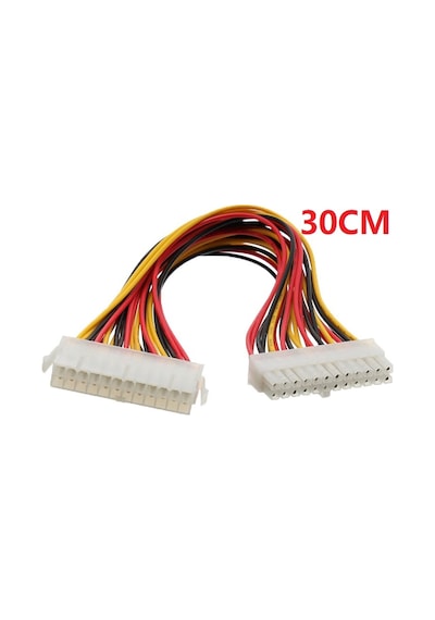 24 Pin Kasaiçi Psu Atx Power Uzatma Kablo 4983A Supply Uzatıcı Ek