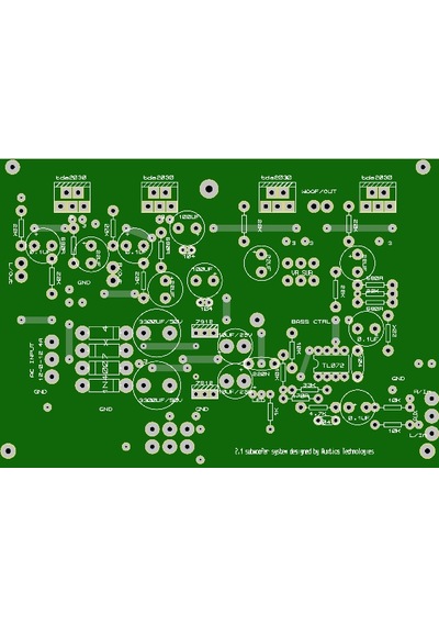 2.1 Çift Kanal Stereo Subwoofer Amfi Devresi Tda2030
