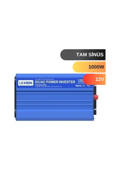 Lexron 1000 W Watt 12v Tam Sinus İnverter