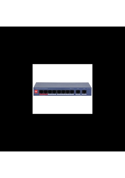 Dahua Cs4010-8et2gt-110 8 Port, Megabit, Poe 110w, 2 Port Uplink, Cloud Yönetilebilir, Switch
