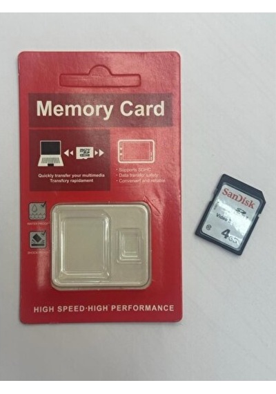 4 Gb Sd Kart 4 Gb Fotoğraf Makinası Hafıza Kartı