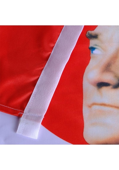 Atatürk Baskılı Türk Bayrağı Raşel Kumaş Dijital Baskı 300x450 cm