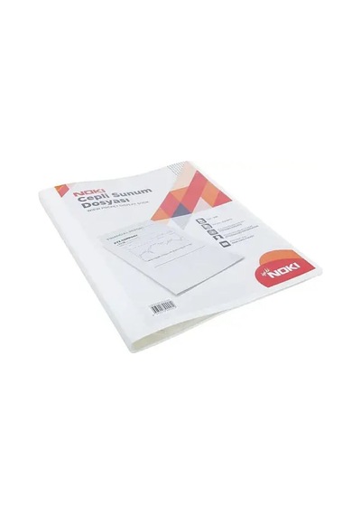Noki Sunum Dosyası Cepli 100 Lü Beyaz 641100n-010 Çok Renkli