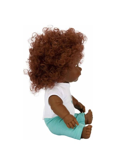 Kıvırcık Esmer Dada Bebek 35 Cm
