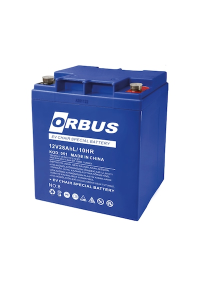 Orbus 12v 28 Ah/d Engelli Araç Aküleri