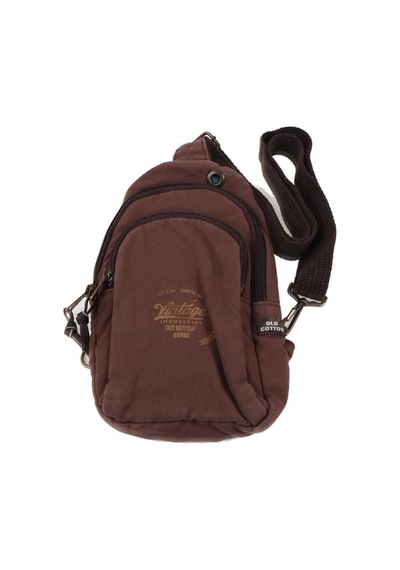 6139-KAMA BADY BAG-OLD COTTON OMUZ ÇANTASI VİNTAGE KAHVE 6139-KAMA BADY BAG-OLD COTTON OMUZ ÇANTASI VİNTAGE KAHVE