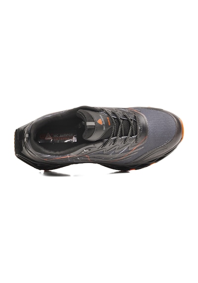 Siyah Füme Memory Foam Bağcıklı Hafif Esnek Erkek Sneaker 2326 M Siyah-füme