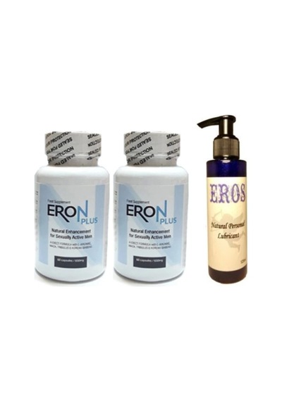 Eros Lubricant 125 Ml + 2adet Eron Plus 60lı Erkeklere Özel