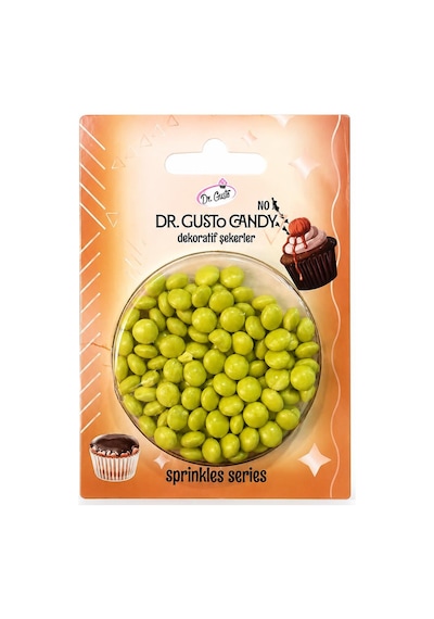 Dr. Gusto Sarı Bonbon Draje Pasta Süsleme Şekeri