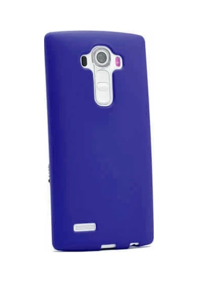 LG Uyumlu G4 Kılıf Zore Premier Silikon Kapak Saks Mavi