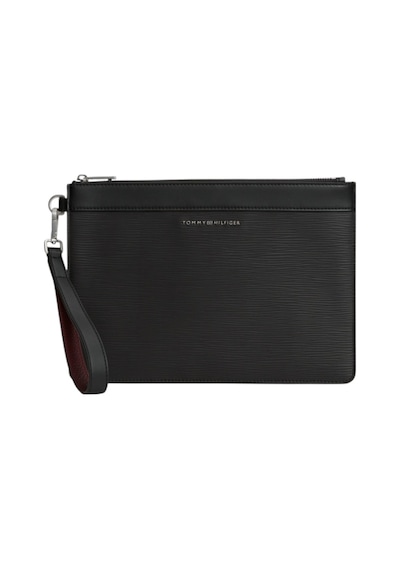 Tommy Hilfiger Th Busıness Saffıano Pouch Erkek Siyah Çanta - Am0am14823