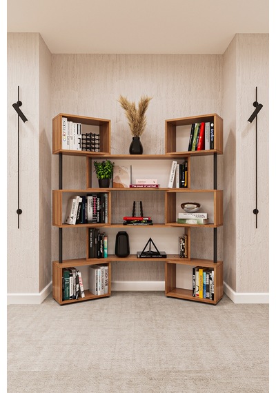 Asra Trend Modern Ayarlanabilir Raflı Ev Ofis Kitaplık %100 Mdf Dekoratif Kütüphane Kitaplık Dk02 Petra Asra Trend Modern Ayarlanabilir Raflı Ev Ofis Kitaplık %100 Mdf Dekoratif Kütüphane Kitaplık Dk02 Petra