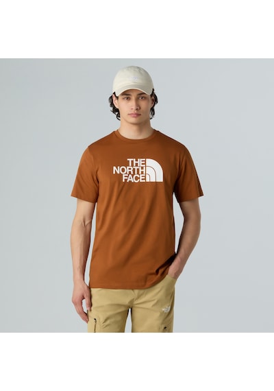 The North Face M Ss Easy Tee Erkek Tişört Nf0a8a6cboe1 Nf0a8a6cboe1 Yank Yanık Kahve