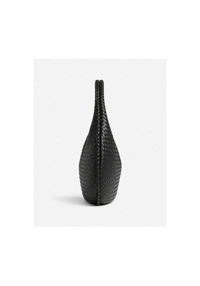 Nura Collection Kadın Yumuşak Form Örgü Hobo Çanta - Siyah - 910227189 Siyah