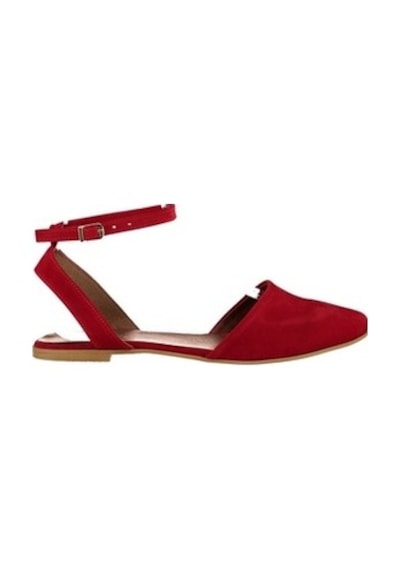 Fox Shoes Kırmızı Kadın Babet D726226202
