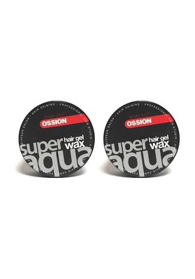 Morfose Ossion Super Aqua Hair Gel Wax Black 2 x 150 ML