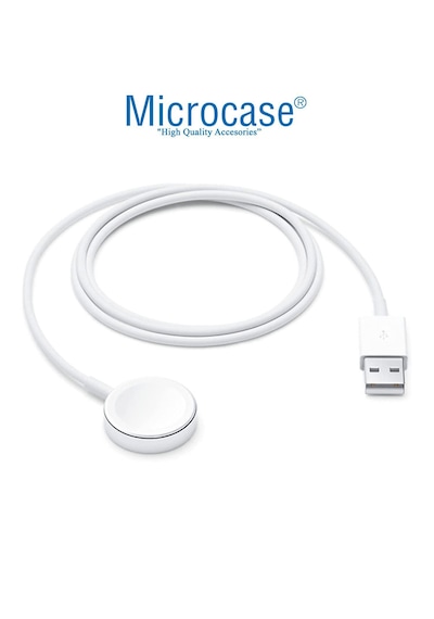 Microcase Huawei Watch Gt 6 41mm İçin Usb Manyetik Şarj Cihazı Beyaz - Al3433