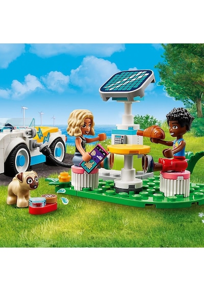 LEGO® Friends Elektrikli Araba ve Şarj İstasyonu 42609 6+ Yaratıcı Oyuncak Yapım Seti - 170 Parça