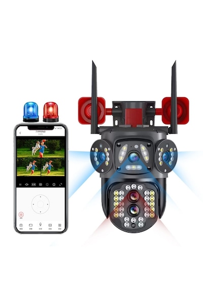 Avenir Av-s314 Wifi Hoparlörlü 4mp 2 Kameralı 10x Optik Zoomlu Pt