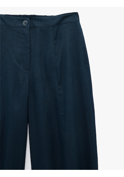 Koton Regular Fit Cep Detaylı Barrel Fit Yüksek Bel Pantolon Lacivert 6sak40429uw Lacivert - Mavi Koton Regular Fit Cep Detaylı Barrel Fit Yüksek Bel Pantolon Lacivert 6sak40429uw Lacivert - Mavi