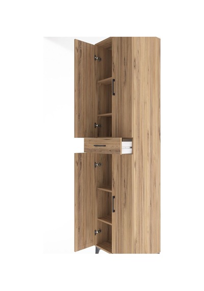 Hyperion Dolap 5 Raflı Tek Çekmeceli 4 Kapaklı 60x44x243 Çam-çam Atlas Çam Hyperion Dolap 5 Raflı Tek Çekmeceli 4 Kapaklı 60x44x243 Çam-çam Atlas Çam
