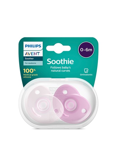 Soothie Emzik 0-6ay Pembe İkili