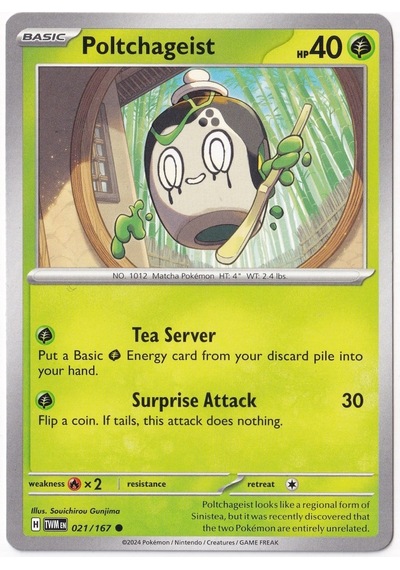 Poltchageist 021/167 - Twilight Masquerade - Pokemon Kartı Mint