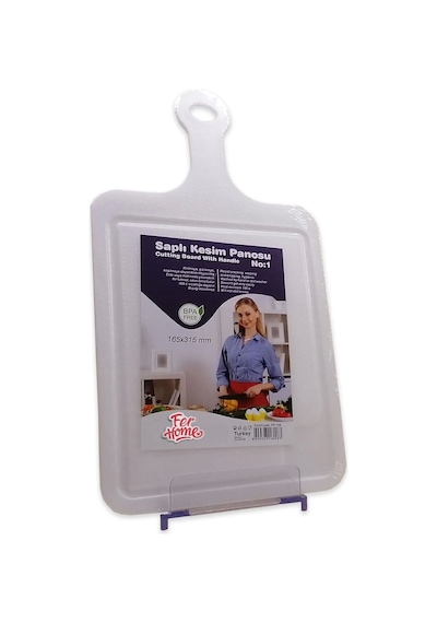Kesme Tahtası Kaydırmaz Plastik Kesme Sunum Tahtası Pratik Kesim Panosu 165x315 Mm Royaleks-fr-105 Çok Renkli