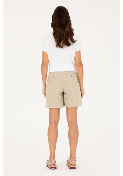 U.s. Polo Assn. Kadın Haki Şort / Bermuda 50282334-vr027 Haki