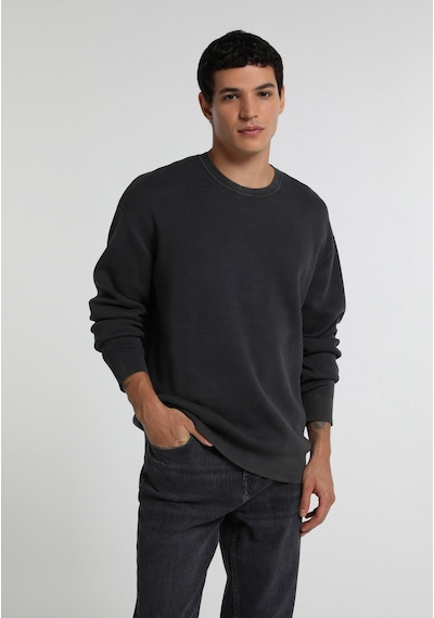 Colin's Colins Relaxed Fit Yuvarlak Yaka Düz Erkek Antrasit Kazak Cl1082155 Q1.v2 Ant