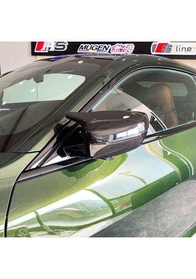 Bmw G20 3 Serisi Batman Yarasa Piano Black Abs Plastik Ayna Kapağı