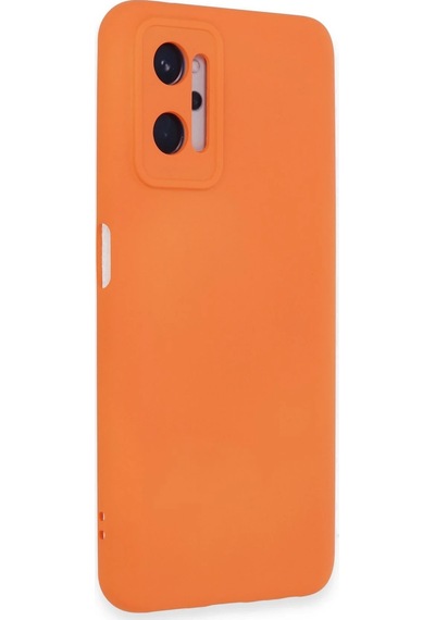 Ilkeshop Newface Realme 9i 4g Kılıf Nano İçi Kadife Silikon - Turuncu