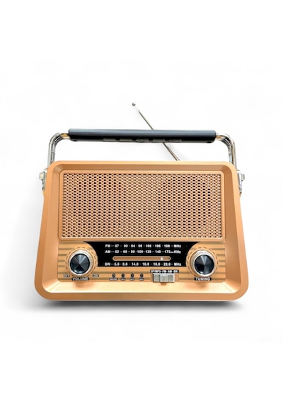 Rt-756p Nostalji Büyük Boy Radyo,asma Aparatlı Trend Nostaljik Radyo