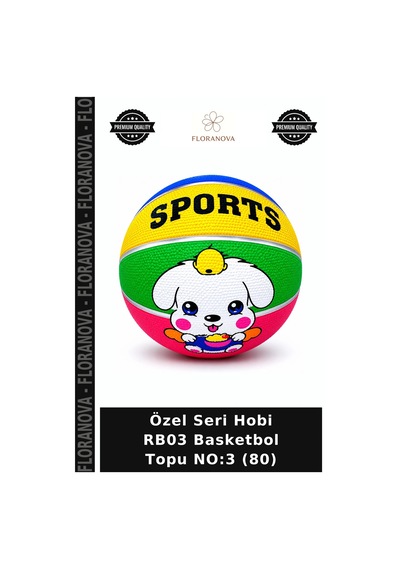 Özel Seri Hobi Rb03 Basketbol Topu No:3 80