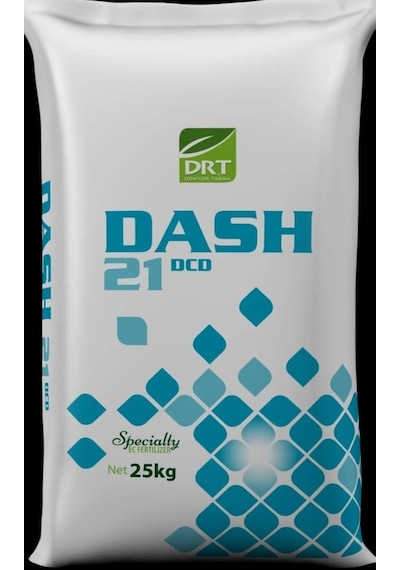 Gübre Yavaş Salınımlı Akıllı Gübre Suda Eriyen Azotlu Gübre Dash 21 Drt  4 KG