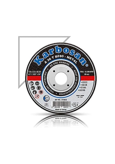 Karbosan 910910 Standart 115x3.0x22.23 Mm Nk Metal Kesme Diski