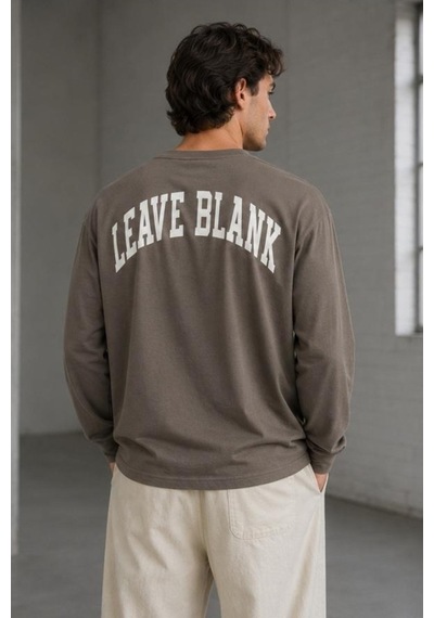 Only & Sons Onsfred Life Rlx Ls Varsity Tee Erkek Sweatshirt 22039026 Kahverengi