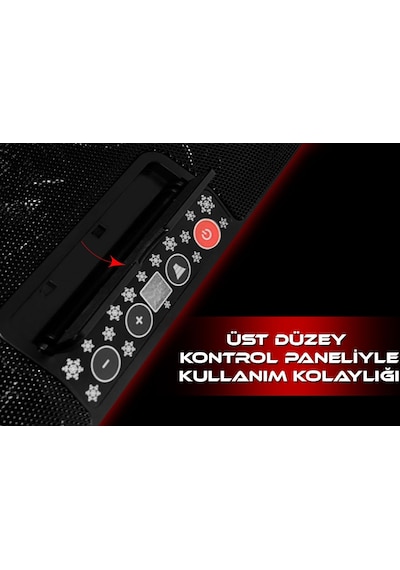 Inca INC-601GMS 6 Fanlı 7" - 17" Gaming Notebook Soğutucu