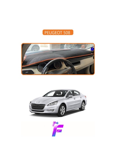 Peugeot 508 2010-2018 Uyumlu Torpido Örtüsü Yansıma Önleyici Tam Koruma Kolay Montaj H94 Torpido Halısı