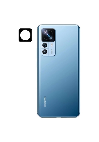 Kilifone - Xiaomi Mi 12t Pro Uyumlu - Kamera Lens Koruyucu 3d Kamera Camı - Şeffaf