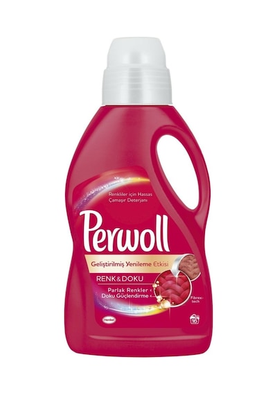 Perwoll Renk & Doku Sıvı Çamaşır Deterjanı 16 Yıkama 1 L