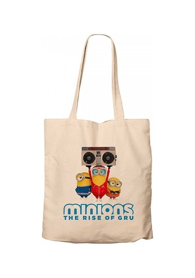 Minions The Rıse Of Gru Krem Kanvas Bez Çanta Krem