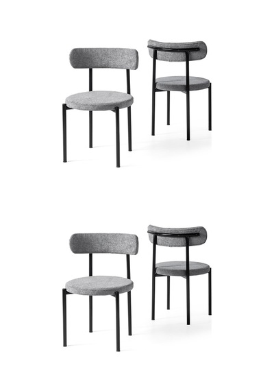 Alfa Metal Mutfak Sandalyesi 4 Lü Set 001