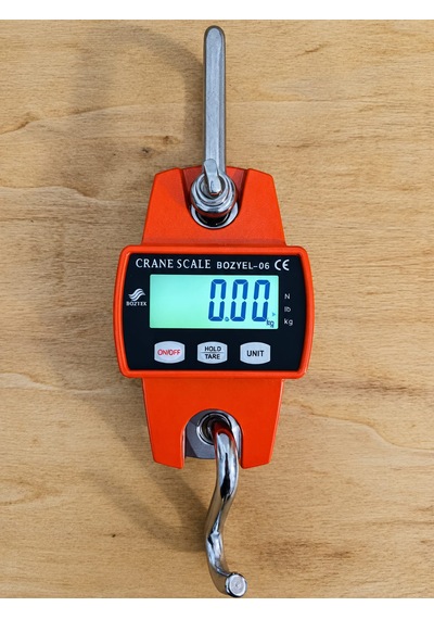 300 Kg Askı Terazi-caraskal-vinç Kantar-pilli-komple Çelik Kasa