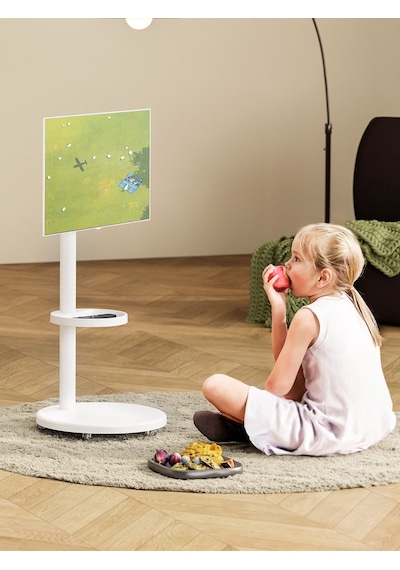 Tekerlekli Monitör Standı 17-35 Inç Pistonlu Yükseklik Ayarı 360° Döner Raflı Mobil Stand Tekerlekli Monitör Standı 17-35 Inç Pistonlu Yükseklik Ayarı 360° Döner Raflı Mobil Stand